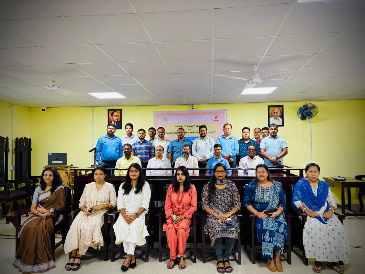 Training Programme on Panchayati Raj System and Other Allied Issues, jointly organised by RD (Panchayat) Department, Govt. of Tripura and the National Law University, Tripura.