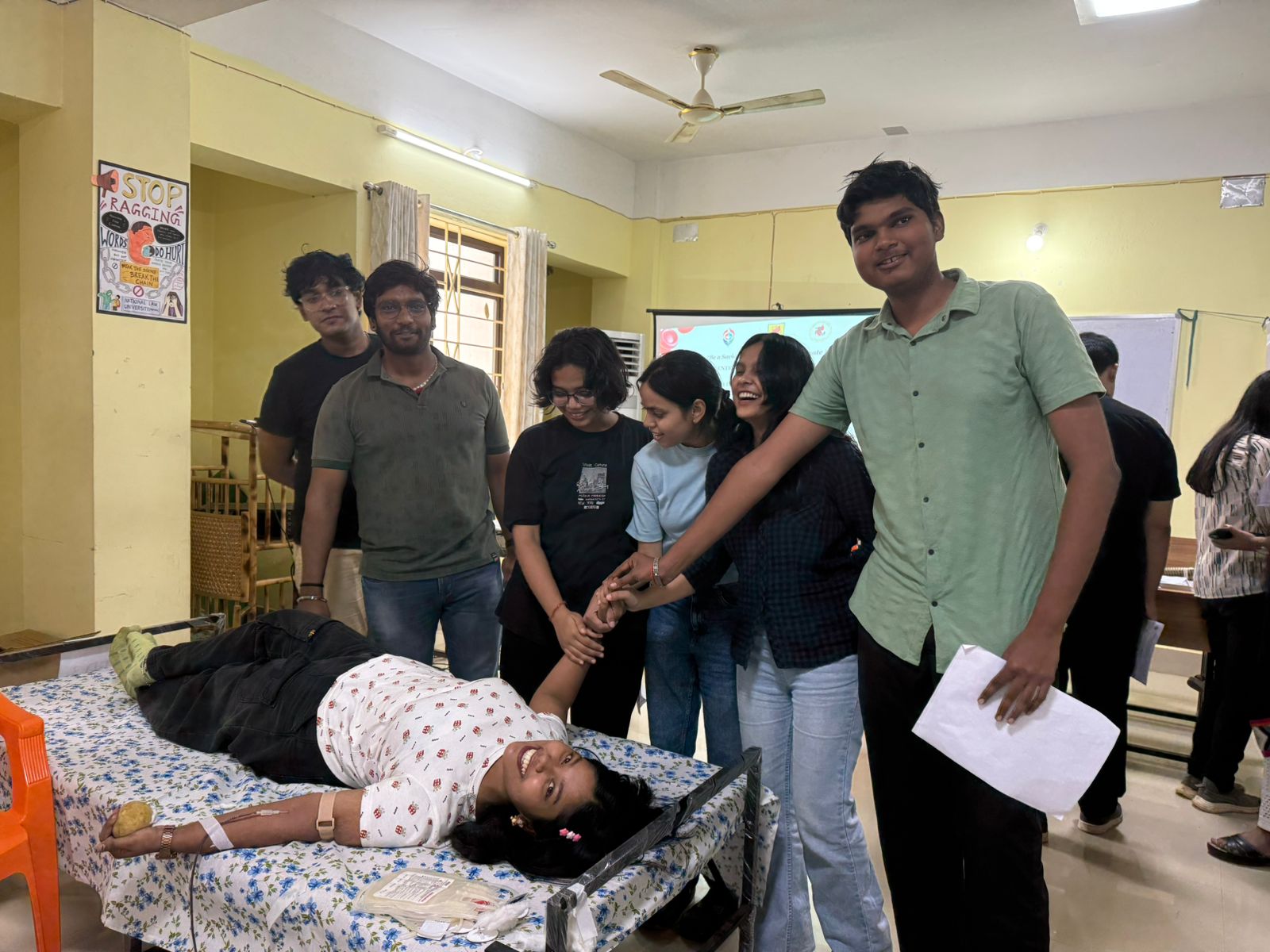 Voluntary Blood Donation Camp organised by the Centre for Public Health Law & Policy and PRM Committee, NLU Tripura
